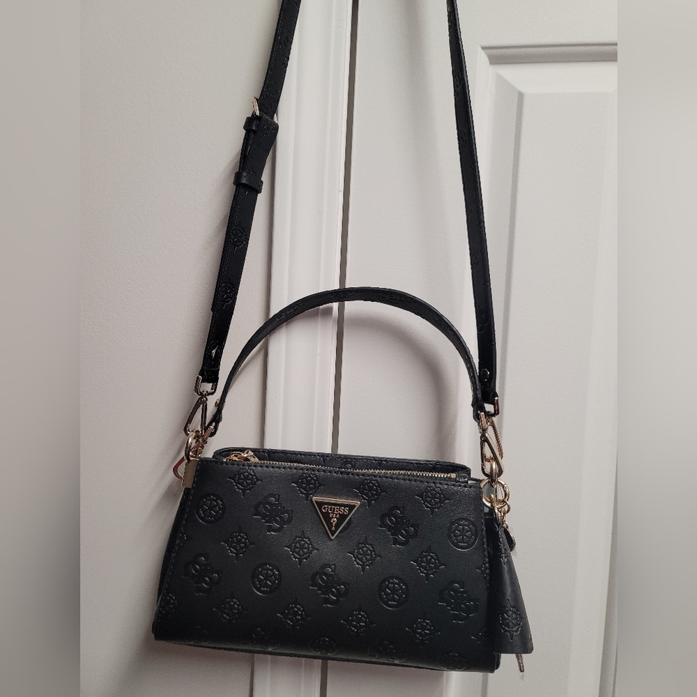 Guess Crossbody Convertible Purse, Black